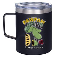 Pawpaw Fruit Tree Asimina Triloba 12oz Stainless Steel Coffee Mug