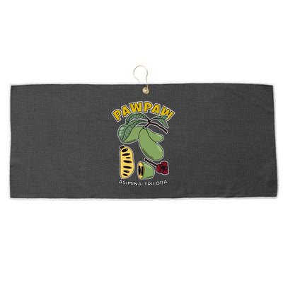 Pawpaw Fruit Tree Asimina Triloba Large Microfiber Waffle Golf Towel