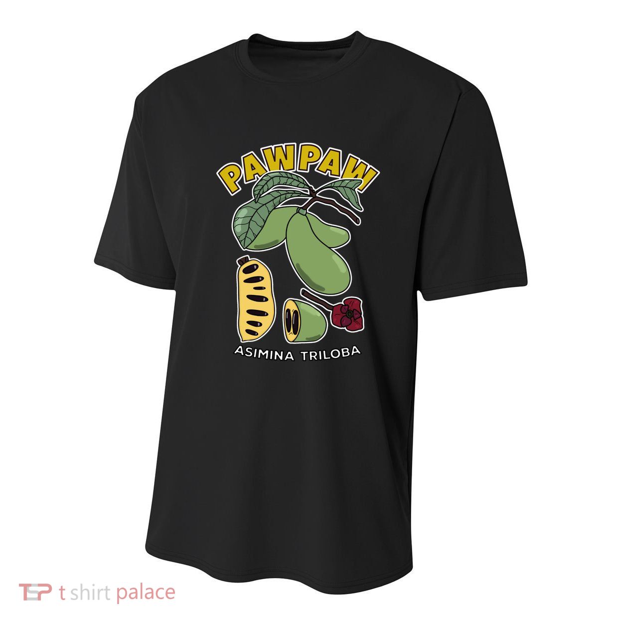 Pawpaw Fruit Tree Asimina Triloba Youth Performance Sprint T-Shirt
