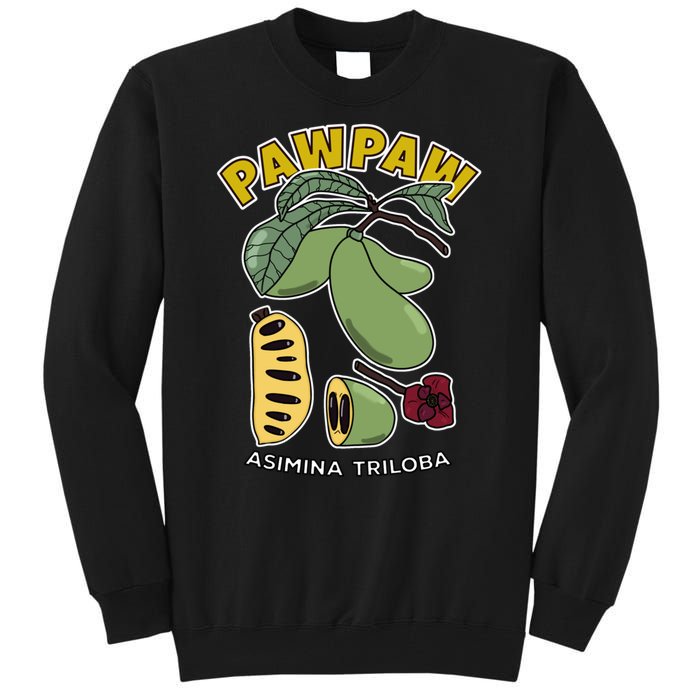 Pawpaw Fruit Tree Asimina Triloba Tall Sweatshirt