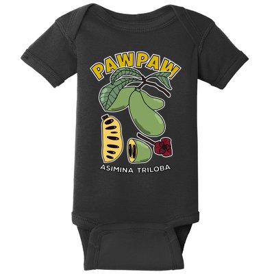 Pawpaw Fruit Tree Asimina Triloba Baby Bodysuit