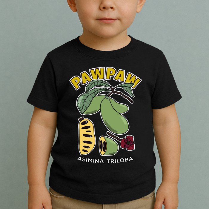 Pawpaw Fruit Tree Asimina Triloba Toddler T-Shirt