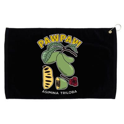 Pawpaw Fruit Tree Asimina Triloba Grommeted Golf Towel