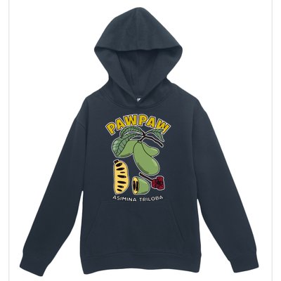 Pawpaw Fruit Tree Asimina Triloba Urban Pullover Hoodie