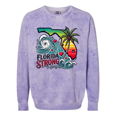 Pray For Tampa Bay Florida Strong Community Colorblast Crewneck Sweatshirt