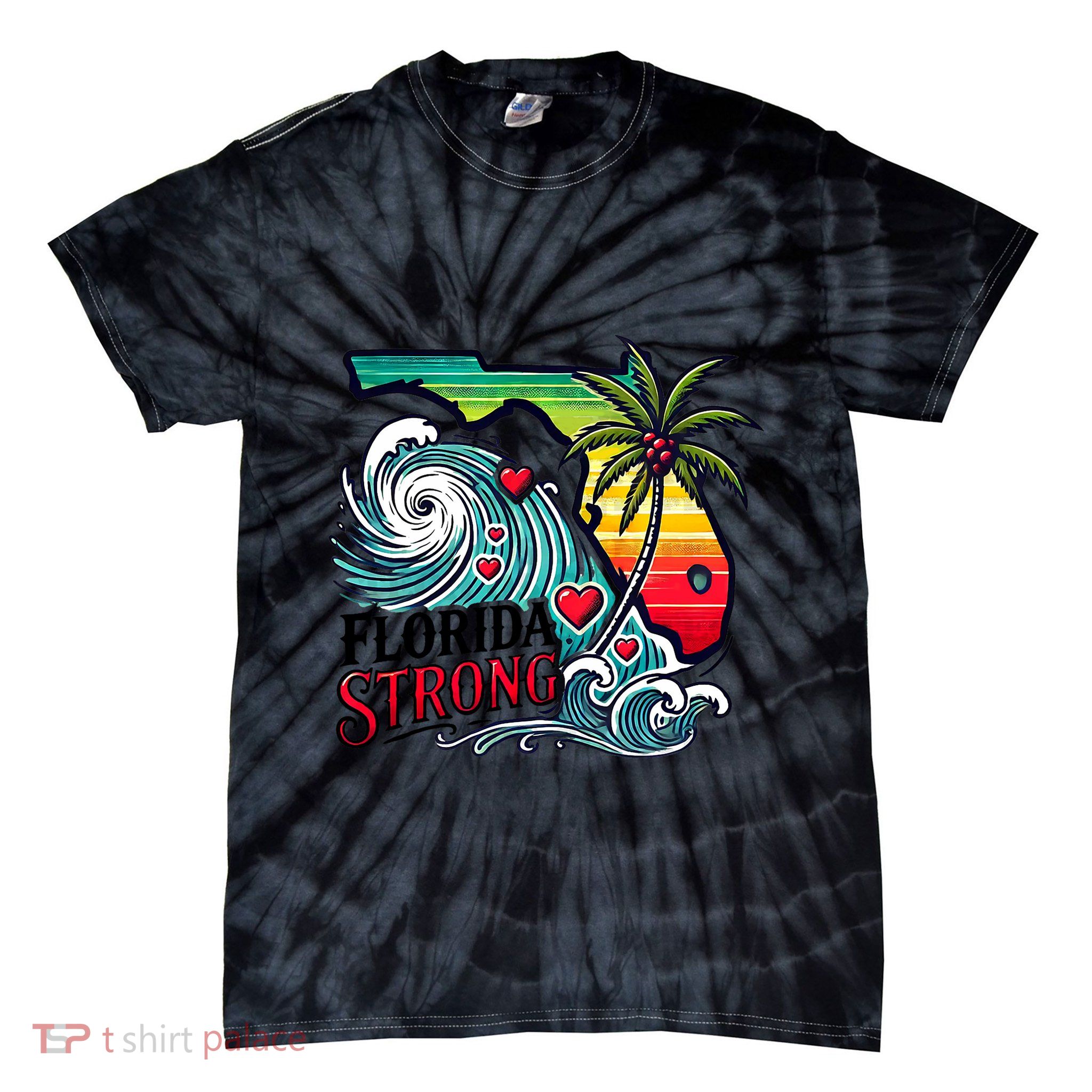 Pray For Tampa Bay Florida Strong Community Tie-Dye T-Shirt