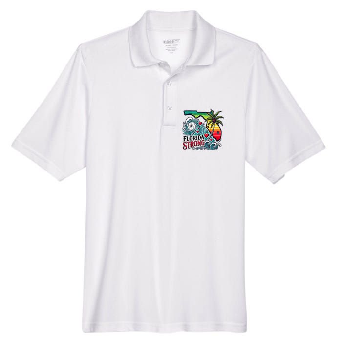 Pray For Tampa Bay Florida Strong Community Men's Origin Performance Pique Polo