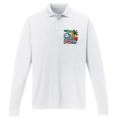 Pray For Tampa Bay Florida Strong Community Performance Long Sleeve Polo