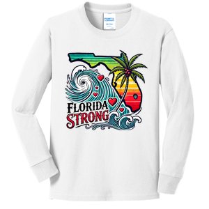 Pray For Tampa Bay Florida Strong Community Kids Long Sleeve Shirt