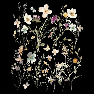 Pressed Flowers T Boho Wildflowers Cottagecore T-Shirt