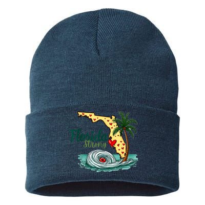 Pray For Tampa Bay Florida Strong Sustainable Knit Beanie