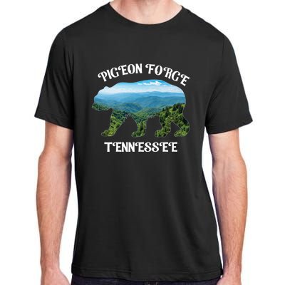 Pigeon Forge Tennessee Bear Great Smoky Mountains Souvenirs Gift Adult ChromaSoft Performance T-Shirt