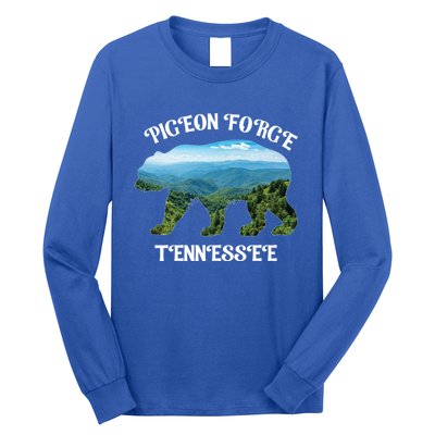 Pigeon Forge Tennessee Bear Great Smoky Mountains Souvenirs Gift Long Sleeve Shirt