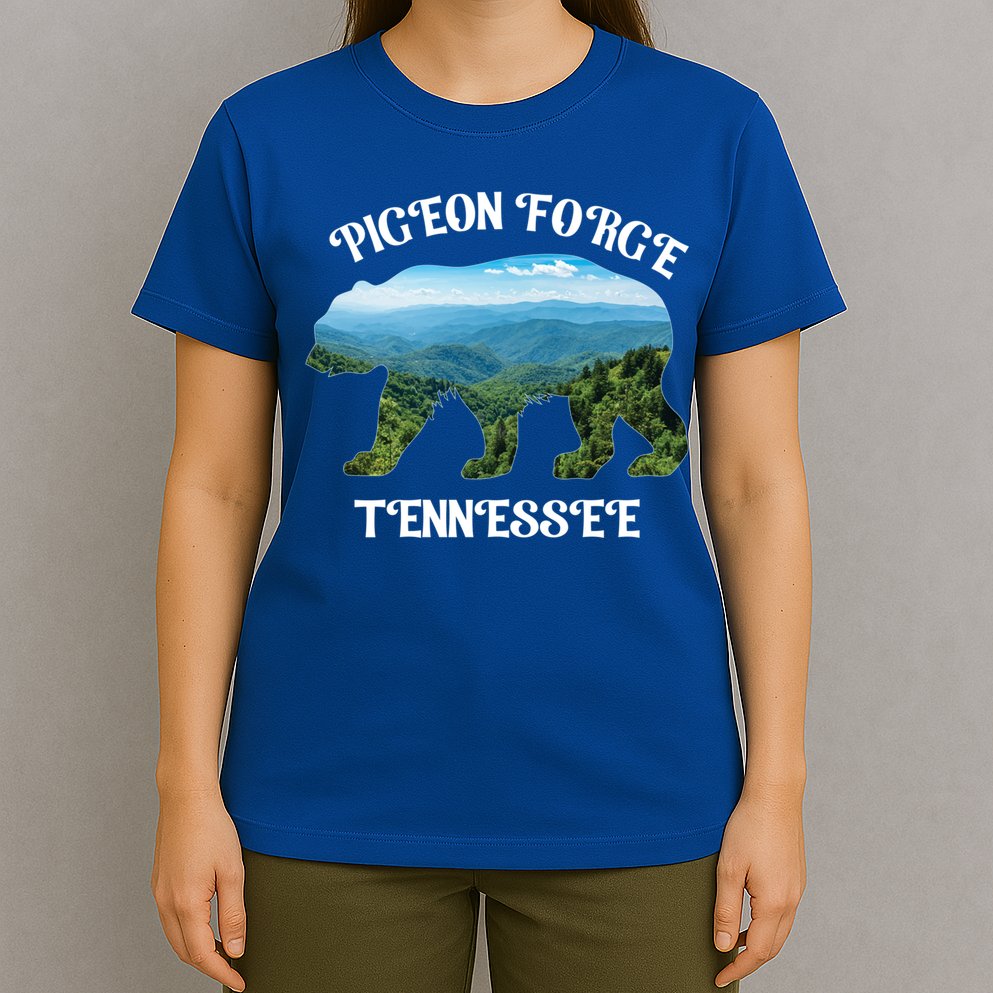 Pigeon Forge Tennessee Bear Great Smoky Mountains Souvenirs Gift T-Shirt