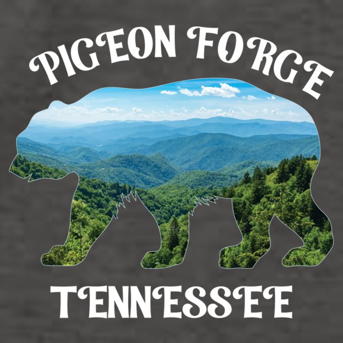 Pigeon Forge Tennessee Bear Great Smoky Mountains Souvenirs Gift Vector Backpack