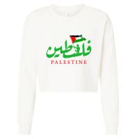 Palestine For The Palestinian People Cropped Pullover Crew