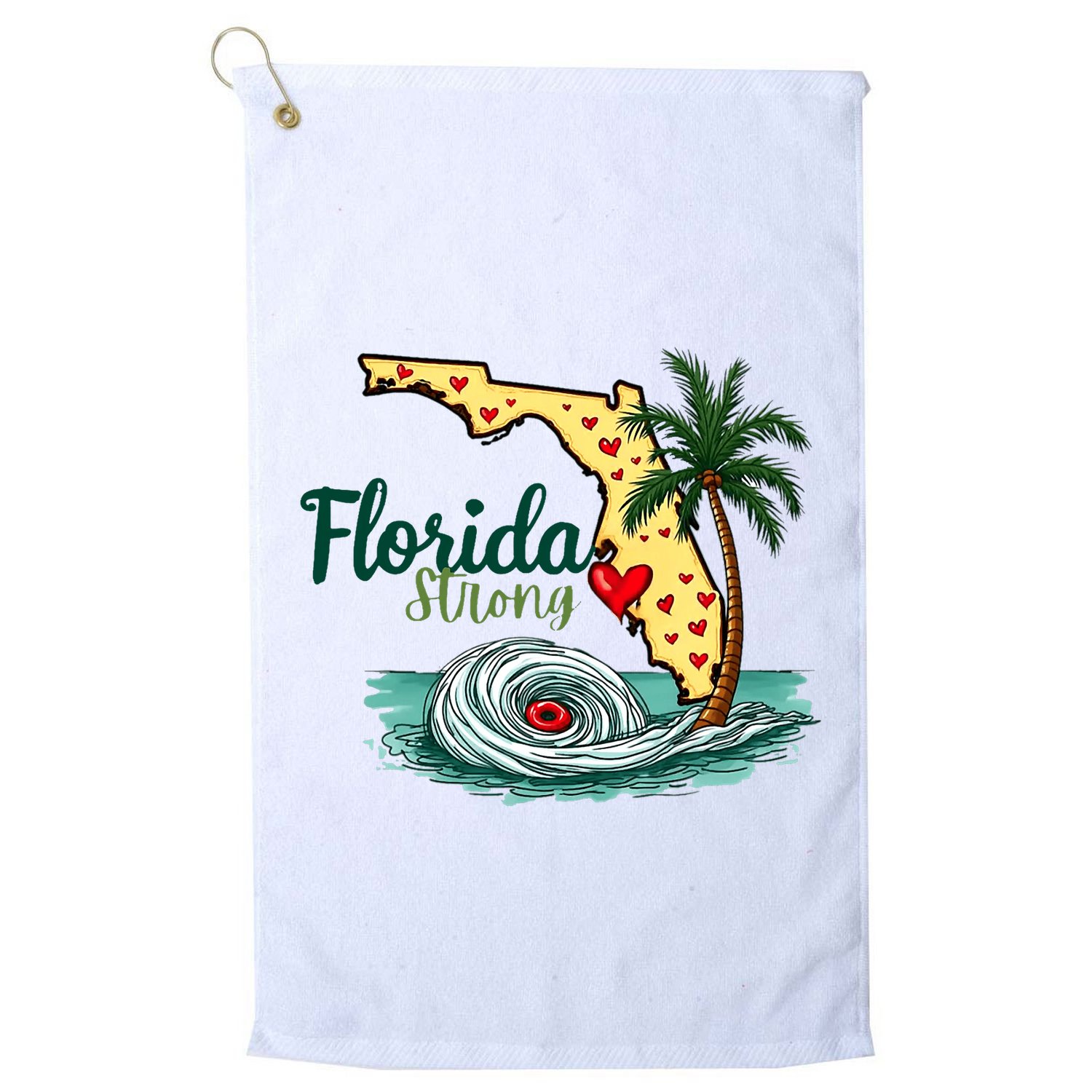 Pray For Tampa Bay Florida Strong Golf Towel