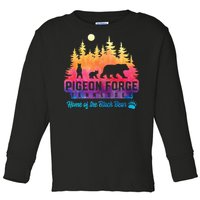 Pigeon Forge Tennessee Bear Great Smoky Mountains Tie Dye Toddler Long Sleeve Shirt