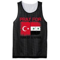 Pray For Turkey & Syria Flag Protect Turkey Syria Earthquake Mesh Reversible Basketball Jersey Tank