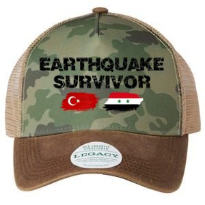 Pray For Turkey & Syria Flag Earthquake In Turkey Syria Legacy Tie Dye Trucker Hat