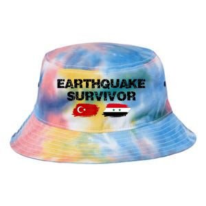 Pray For Turkey & Syria Flag Earthquake In Turkey Syria Tie Dye Newport Bucket Hat