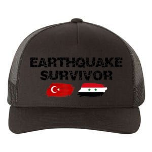 Pray For Turkey & Syria Flag Earthquake In Turkey Syria Yupoong Adult 5-Panel Trucker Hat