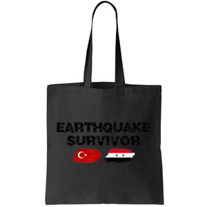 Pray For Turkey & Syria Flag Earthquake In Turkey Syria Tote Bag