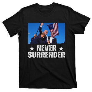 Pray For Trump Never Surrender Strong Support T-Shirt