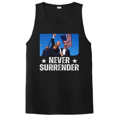 Pray For Trump Never Surrender Strong Support PosiCharge Competitor Tank