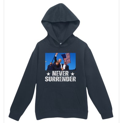 Pray For Trump Never Surrender Strong Support Urban Pullover Hoodie