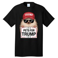 Pets For Trump Duck Cat Dog Donald Trump 2024 Tall T-Shirt