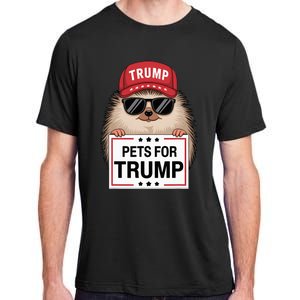 Pets For Trump Duck Cat Dog Donald Trump 2024 Adult ChromaSoft Performance T-Shirt