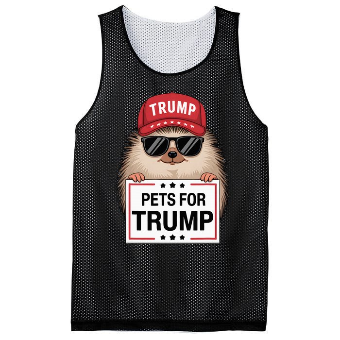 Pets For Trump Duck Cat Dog Donald Trump 2024 Mesh Reversible Basketball Jersey Tank