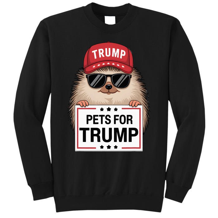 Pets For Trump Duck Cat Dog Donald Trump 2024 Tall Sweatshirt