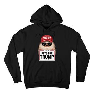 Pets For Trump Duck Cat Dog Donald Trump 2024 Tall Hoodie