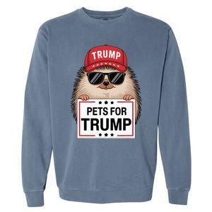 Pets For Trump Duck Cat Dog Donald Trump 2024 Garment-Dyed Sweatshirt