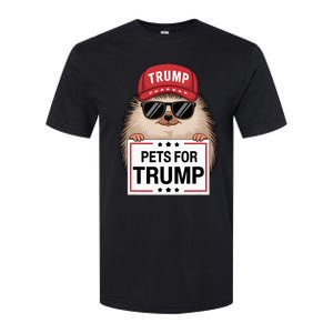 Pets For Trump Duck Cat Dog Donald Trump 2024 Softstyle CVC T-Shirt