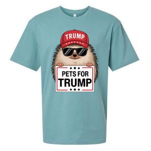 Pets For Trump Duck Cat Dog Donald Trump 2024 Sueded Cloud Jersey T-Shirt