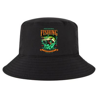 Professional Fishing Tournament Austin Texas 1994 Cool Comfort Performance Bucket Hat