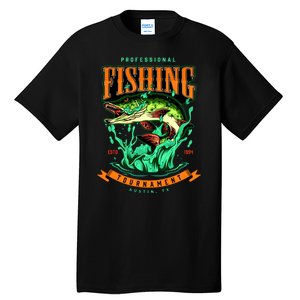 Professional Fishing Tournament Austin Texas 1994 Tall T-Shirt