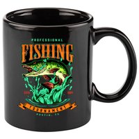 Professional Fishing Tournament Austin Texas 1994 11oz C Handle Ceramic Mug