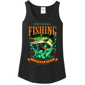 Professional Fishing Tournament Austin Texas 1994 Ladies Essential Tank