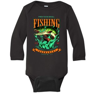 Professional Fishing Tournament Austin Texas 1994 Baby Long Sleeve Bodysuit