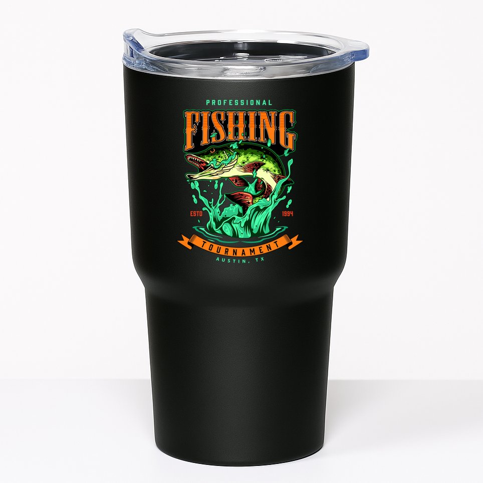 Professional Fishing Tournament Austin Texas 1994 Tumbler