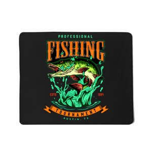 Professional Fishing Tournament Austin Texas 1994 Mousepad