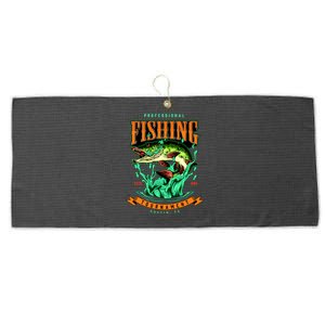 Professional Fishing Tournament Austin Texas 1994 Large Microfiber Waffle Golf Towel