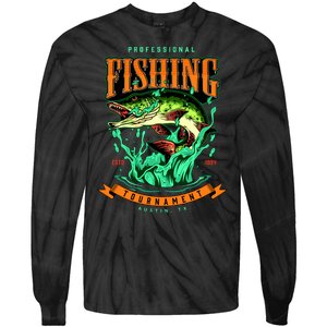 Professional Fishing Tournament Austin Texas 1994 Tie-Dye Long Sleeve Shirt