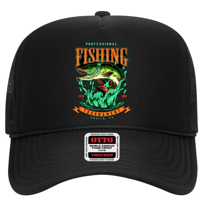 Professional Fishing Tournament Austin Texas 1994 Trucker Hat