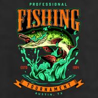 Professional Fishing Tournament Austin Texas 1994 Trucker Hat