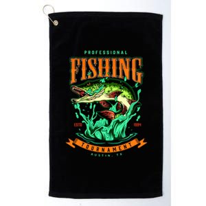 Professional Fishing Tournament Austin Texas 1994 Platinum Collection Golf Towel